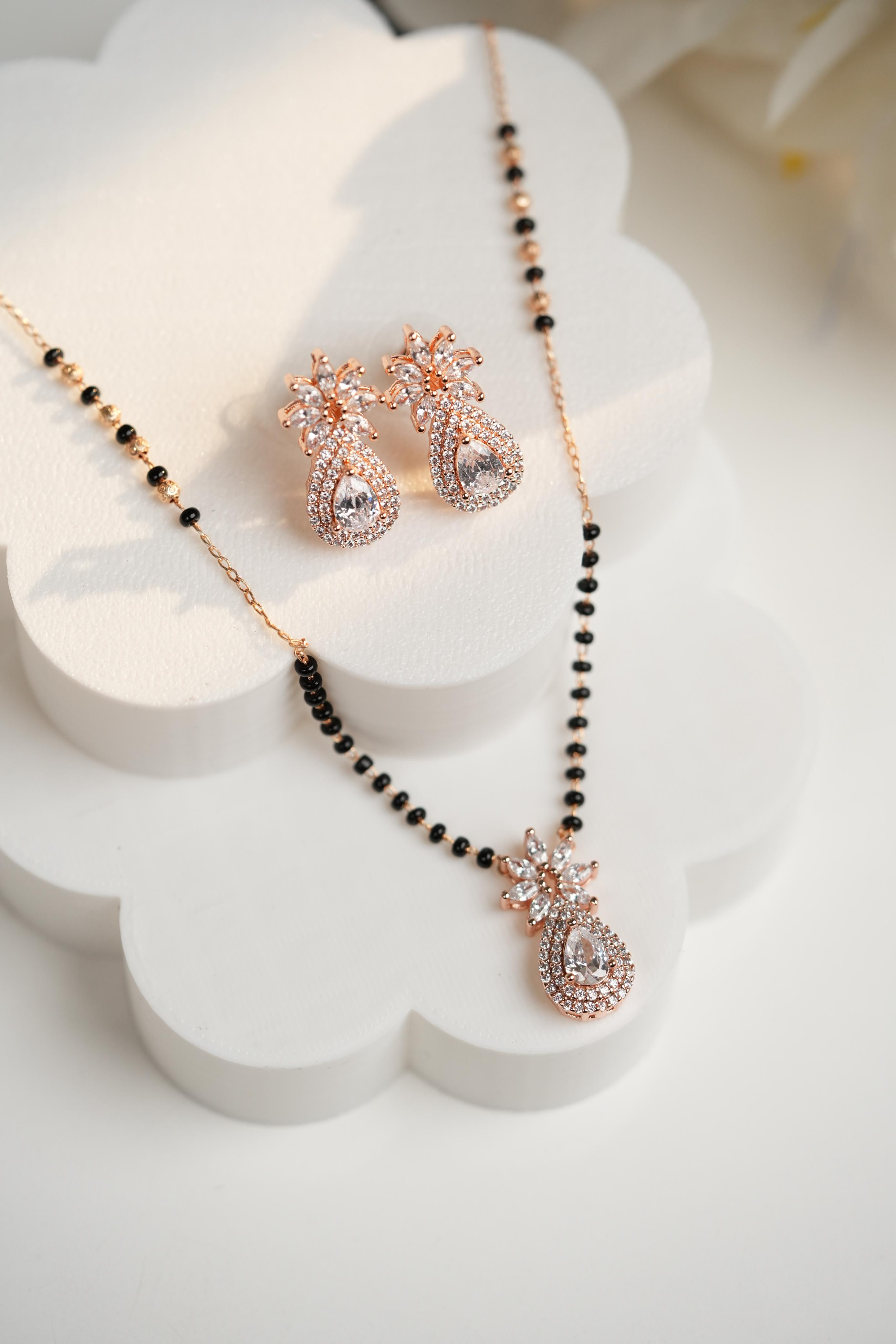 Mangalsutra with Earrings