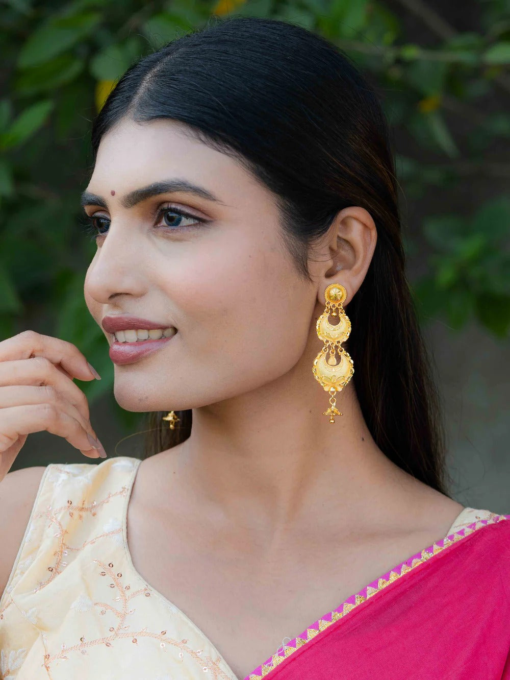 Long Gold Earrings