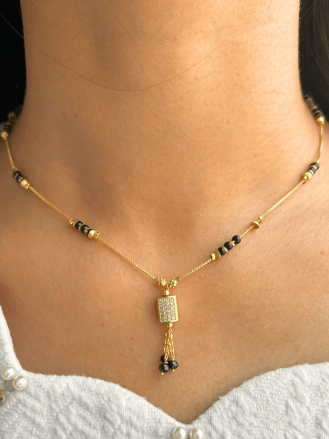 Buy 2 Mangalsutra only at 799 gold plated Designer Mangalsutra Online Zeraki Jewels