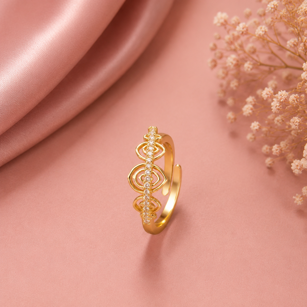 Puffy Adjustable Ring