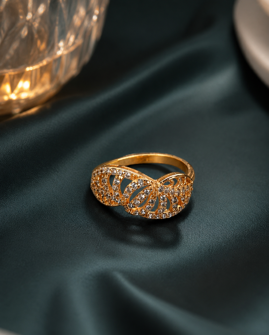 Regal Charm Adjustable Ring