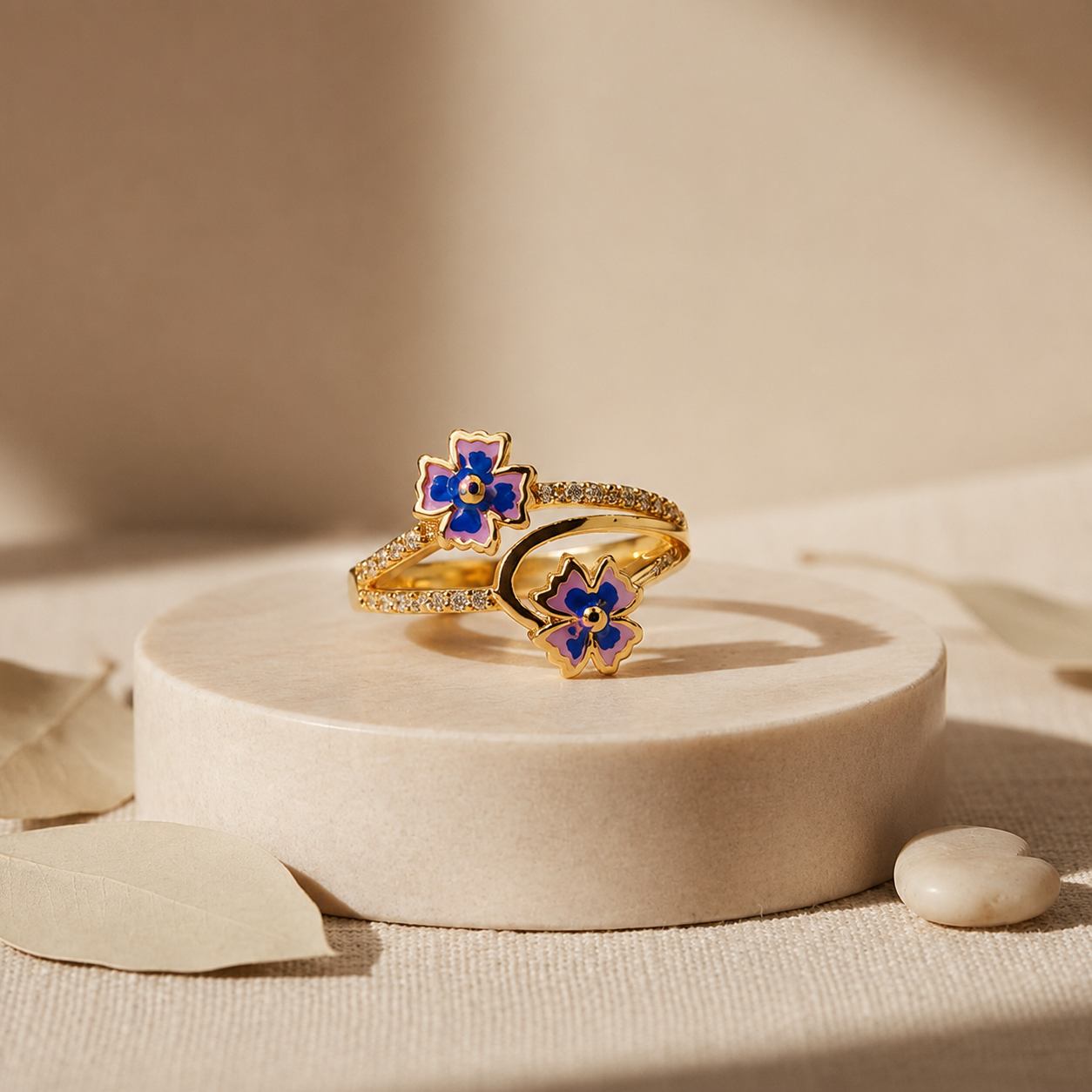 Blueberry Adjustable Ring