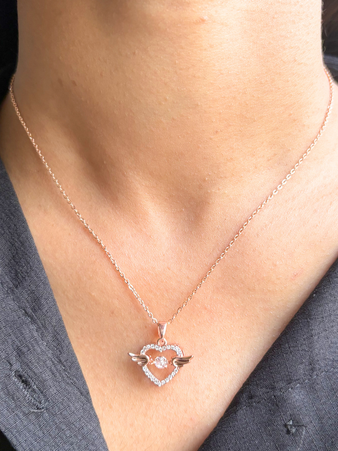 Flying Heart Necklace