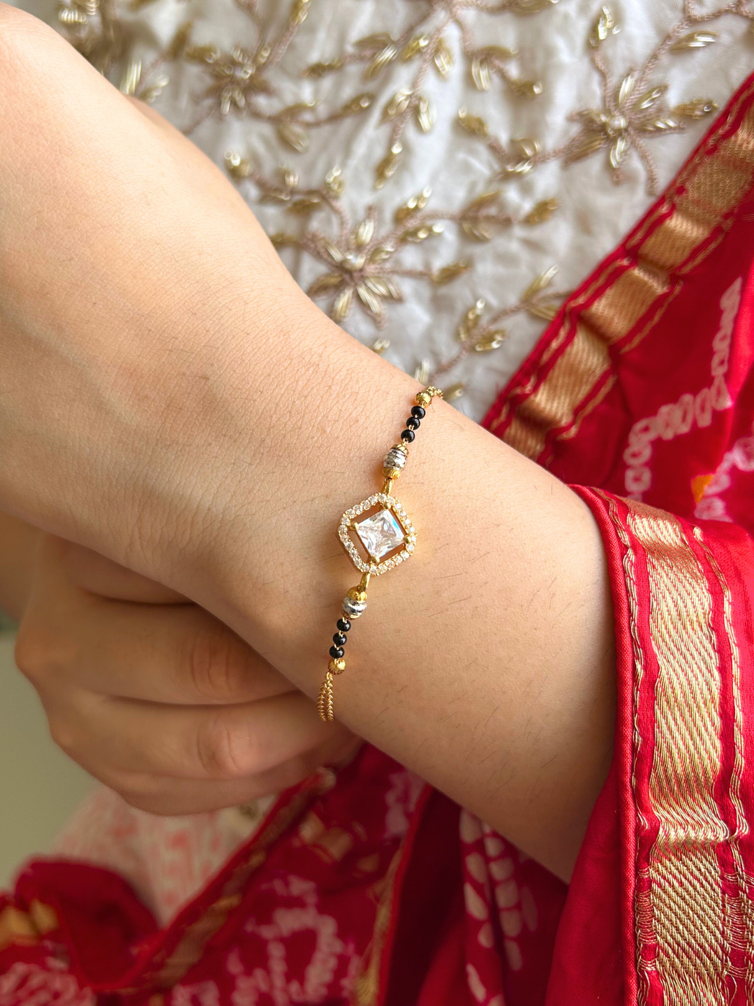 Kavya Mangalsutra Bracelet - Zerakijewels