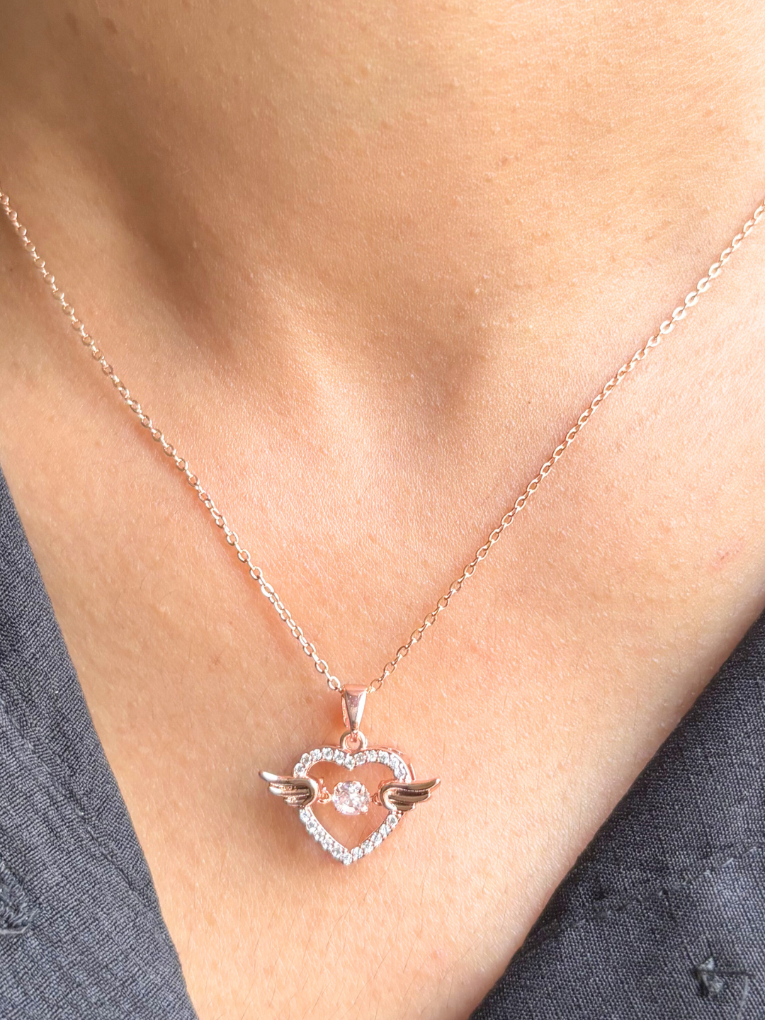 Flying Heart Necklace
