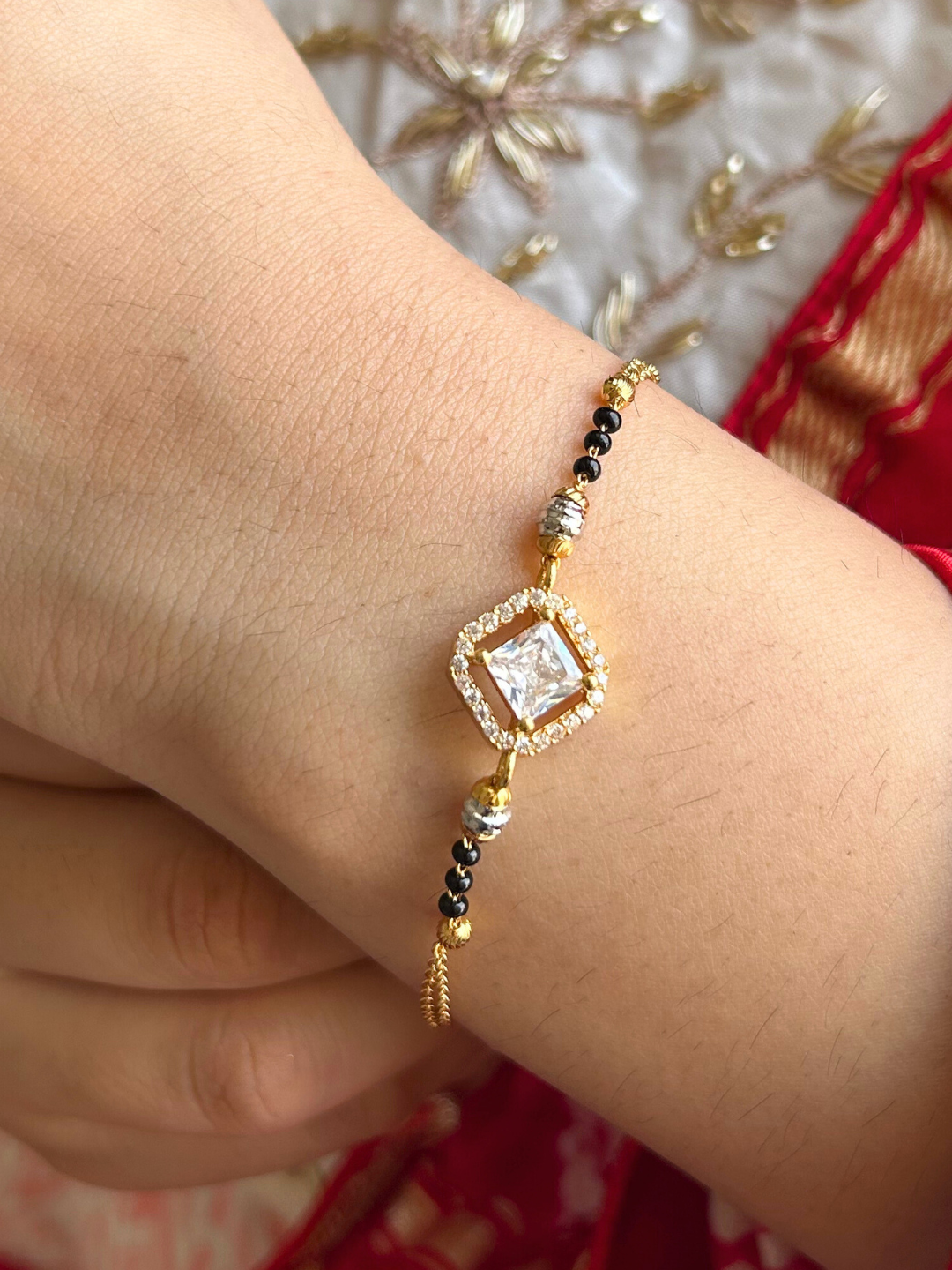 Kavya Mangalsutra Bracelet - Zerakijewels
