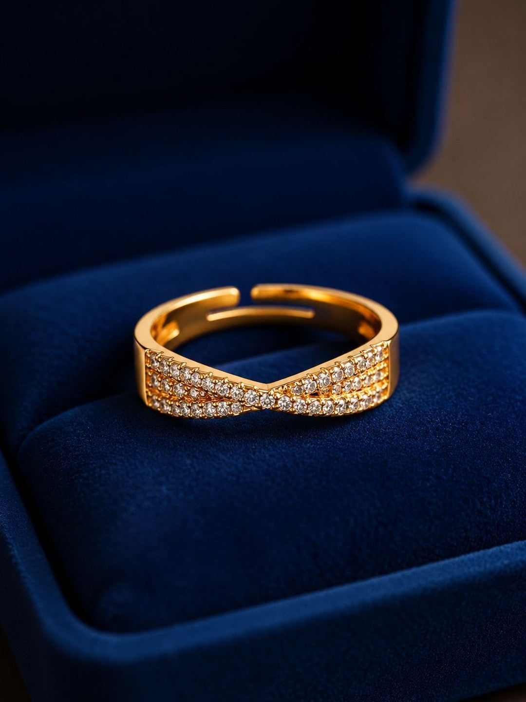 Twinkle Bow Adjustable Ring