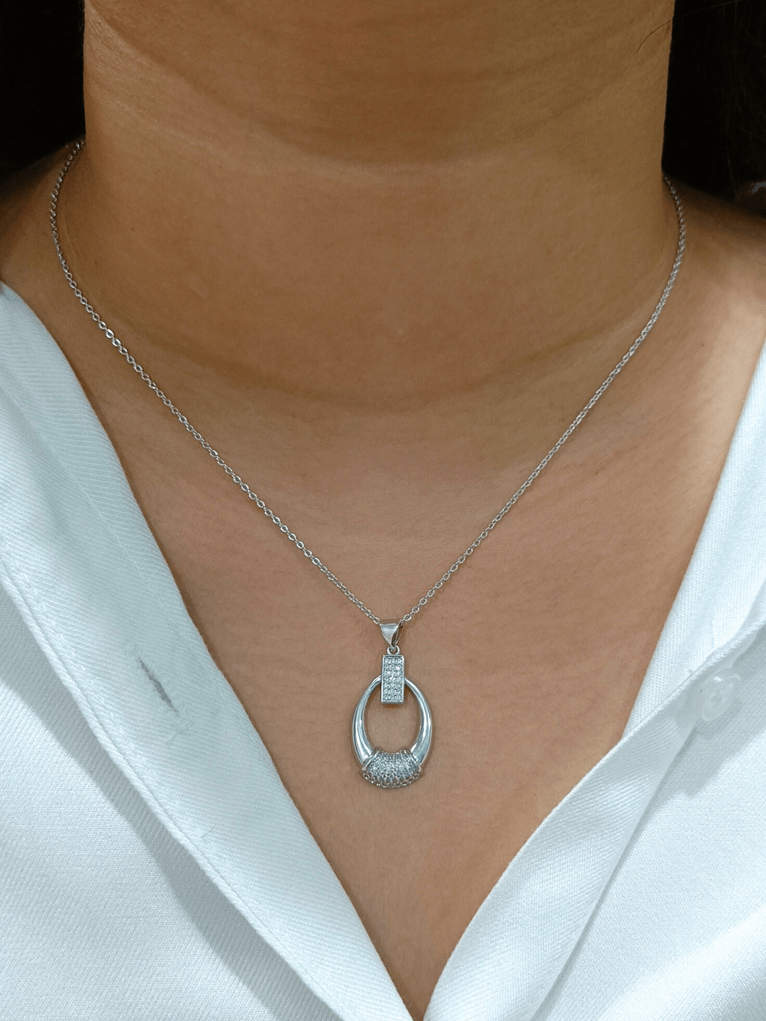 Milan Silver Pendant Set - Zerakijewels