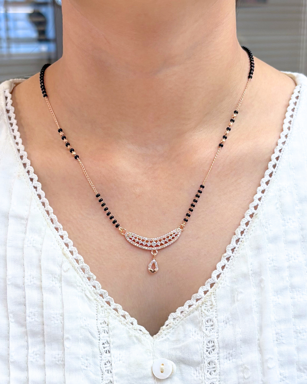 Kimaya Rose Gold Mangalsutra