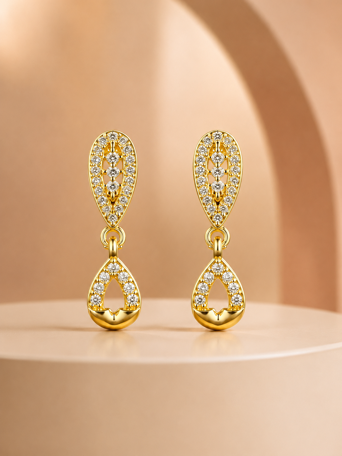 Kimaya Gold Earrings
