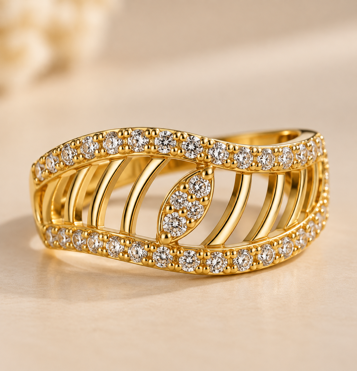 Vireya Adjustable Ring
