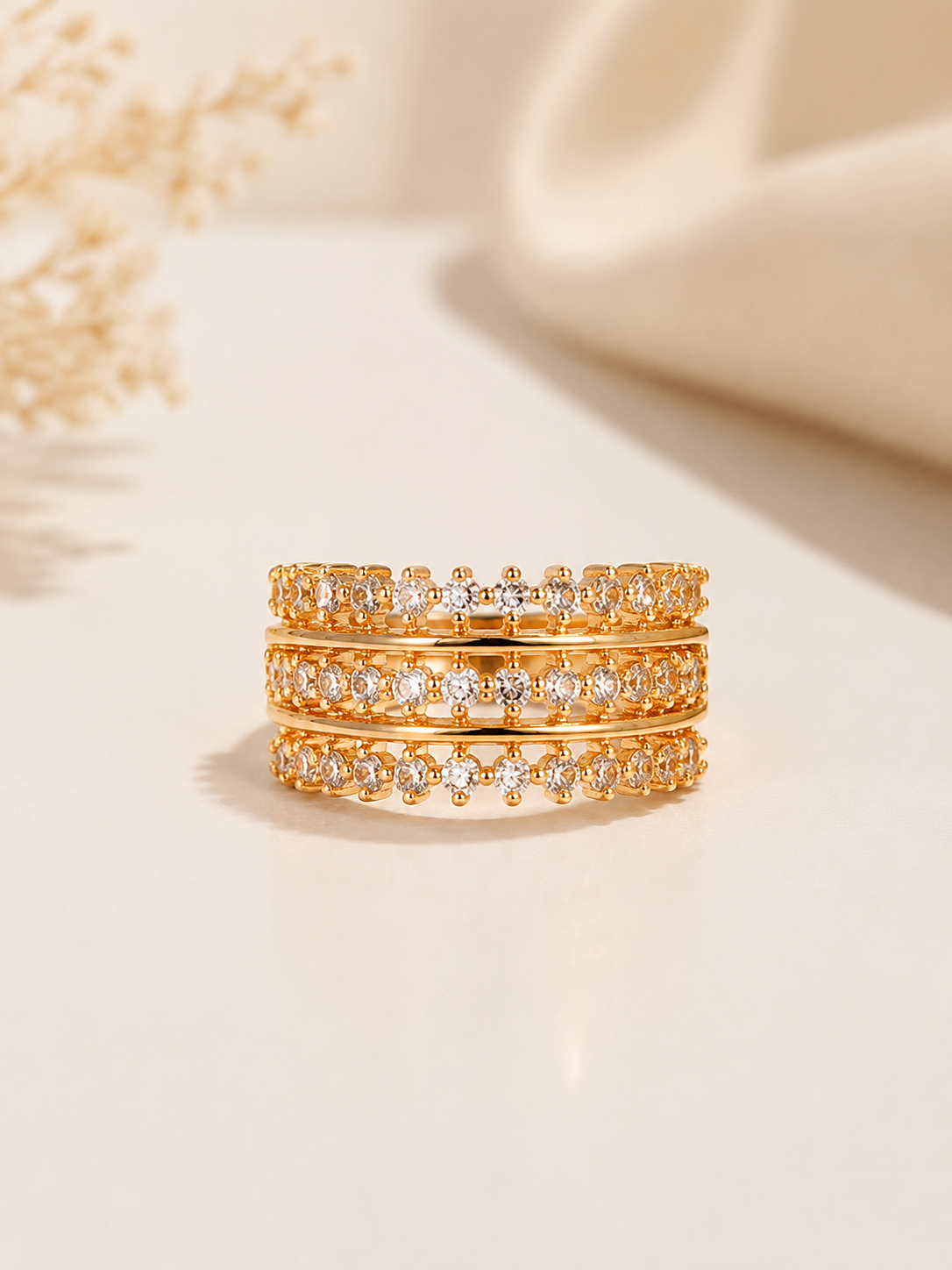 Saanjh Adjustable Ring
