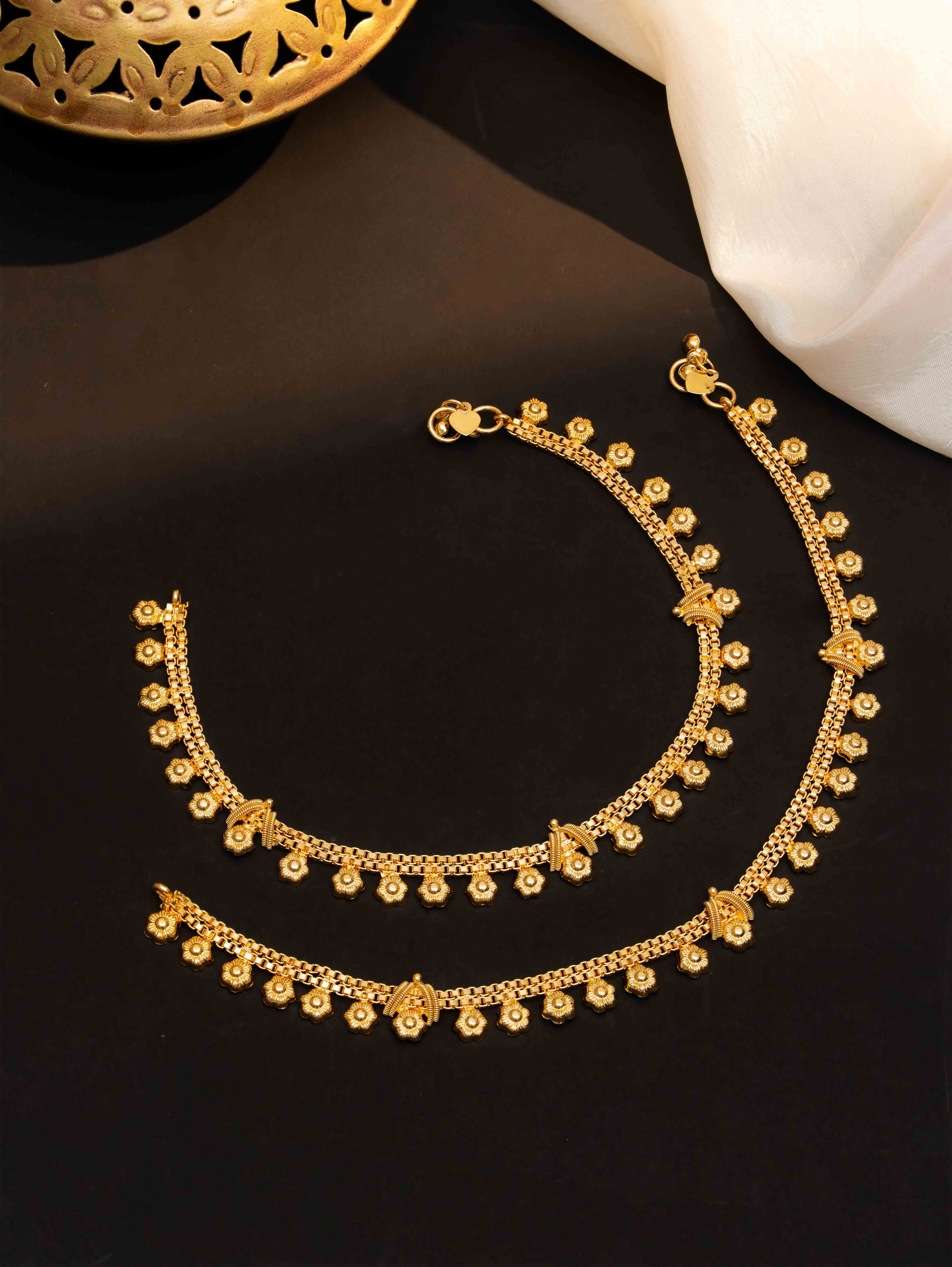 Komal Gold Payal ( Set of 2 )