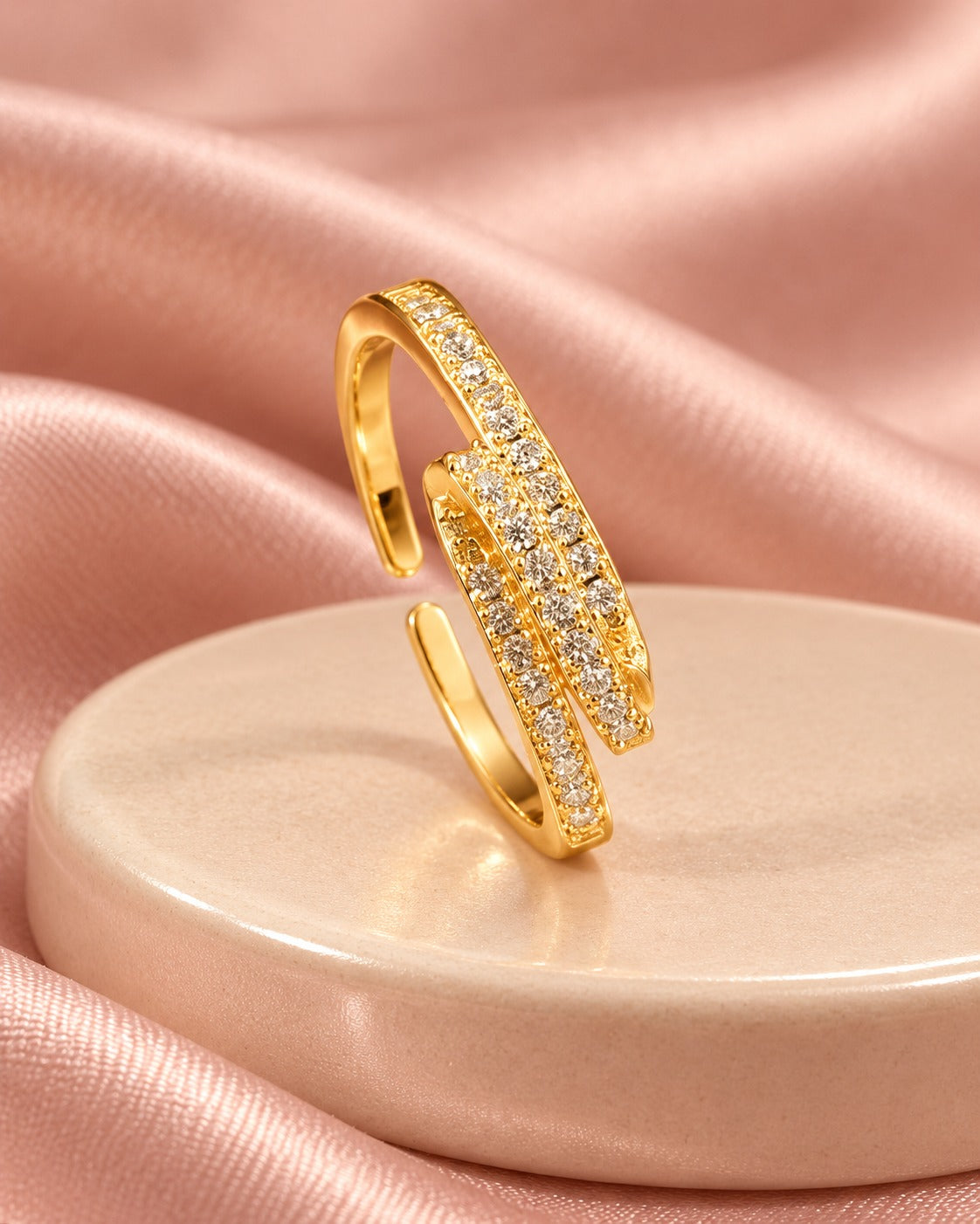 Gleamique Adjustable Ring