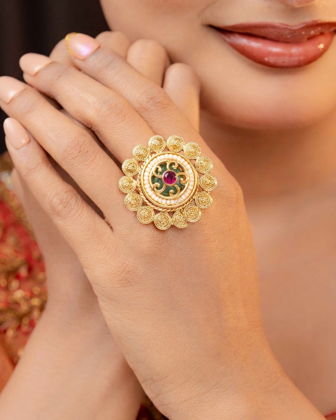 Royal Utsav Adjustable Ring