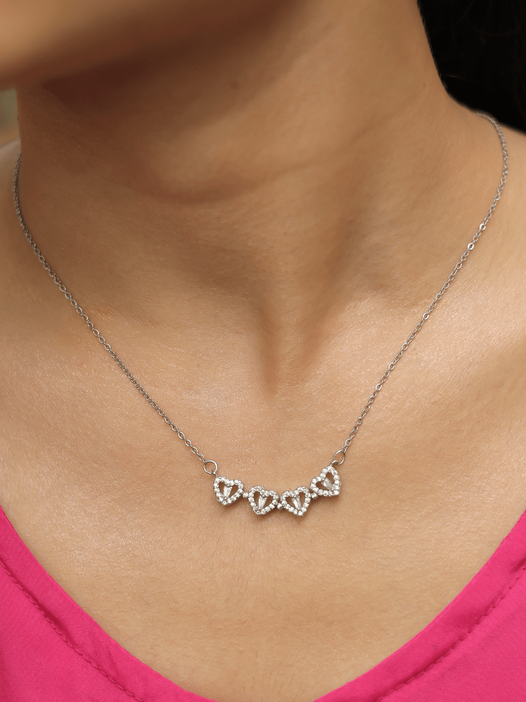 Silver Clover Pendant - Zerakijewels