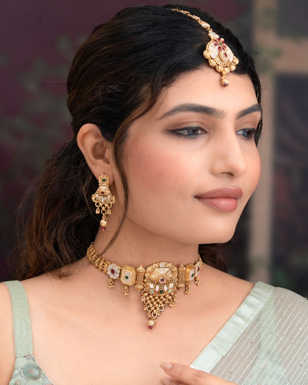 Gayatri Necklace Set