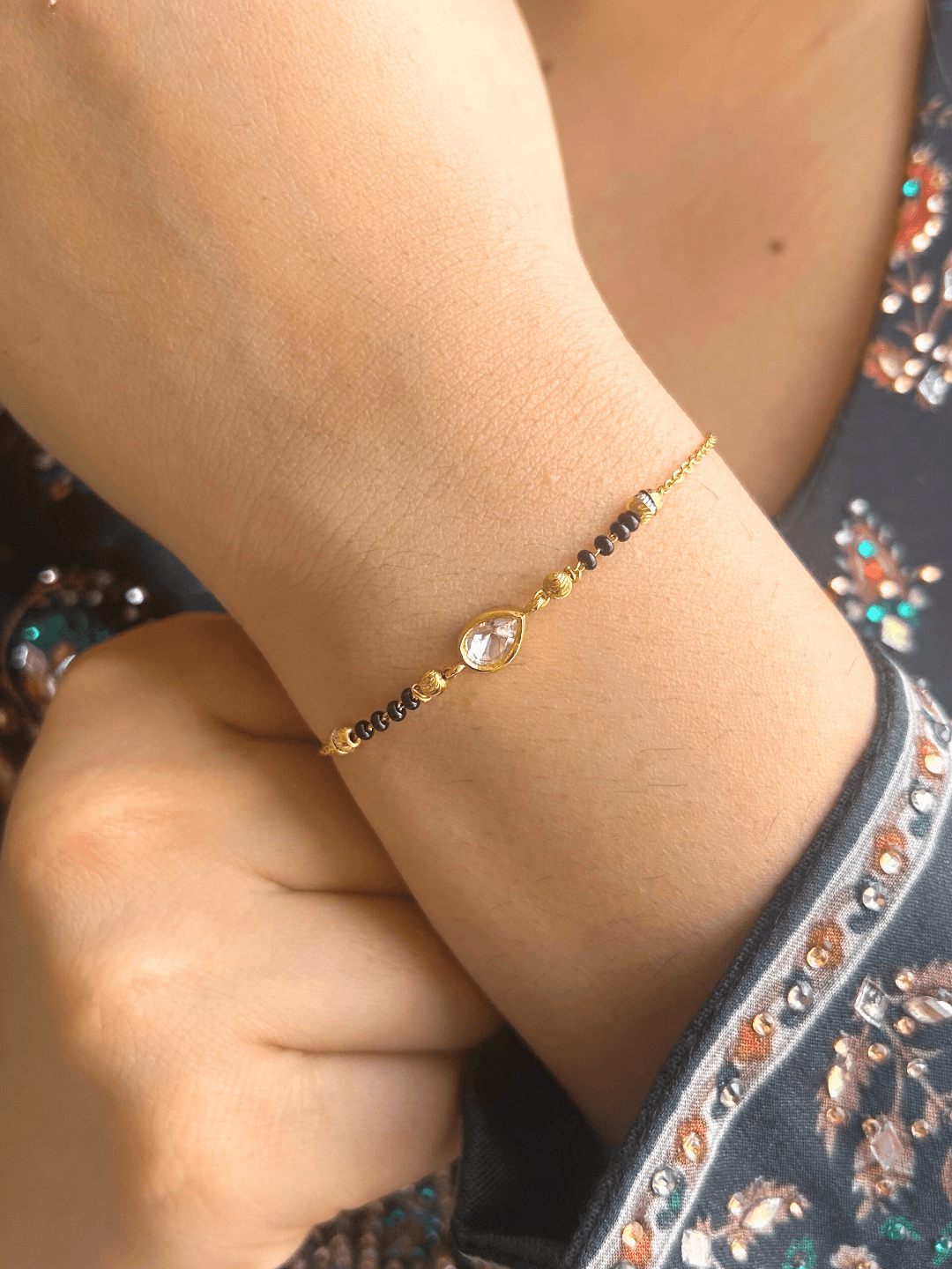 Sana Mangalsutra Bracelet - Zerakijewels