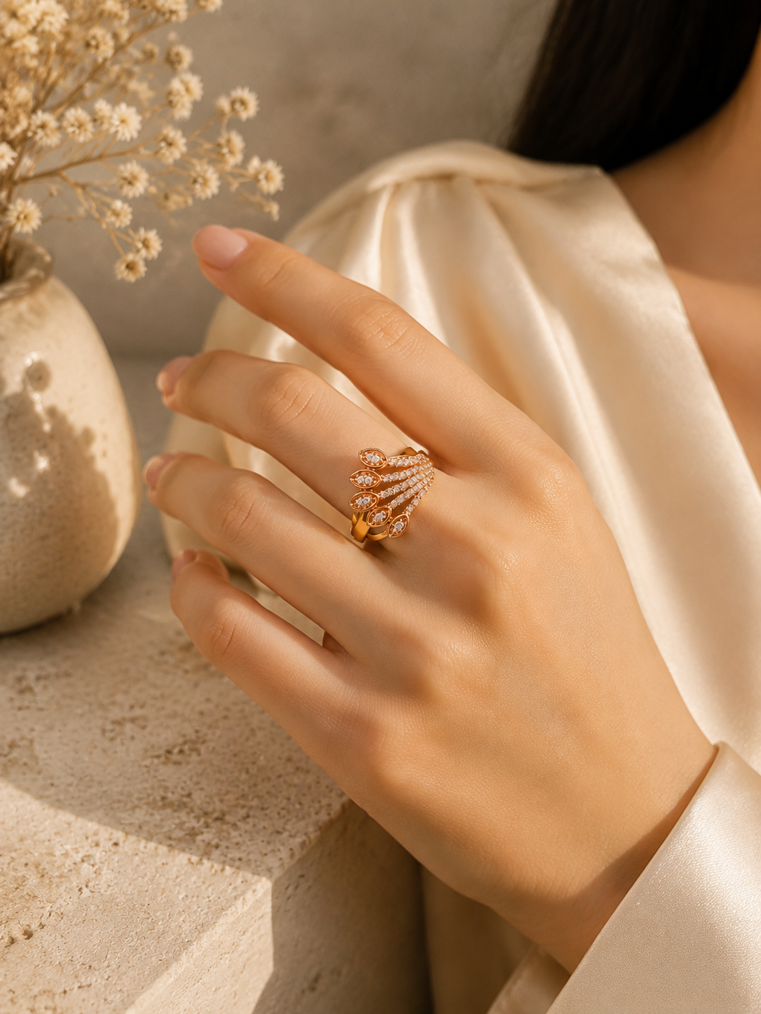 Poppy Adjustable Ring