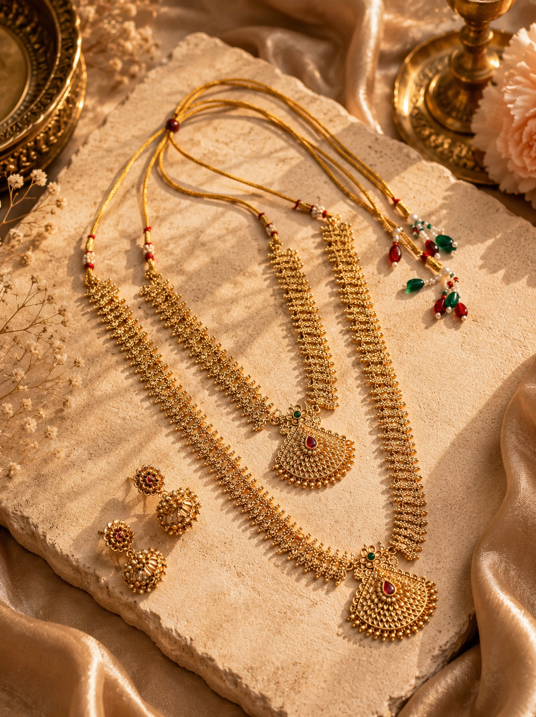 Kaashi Long Necklace Set