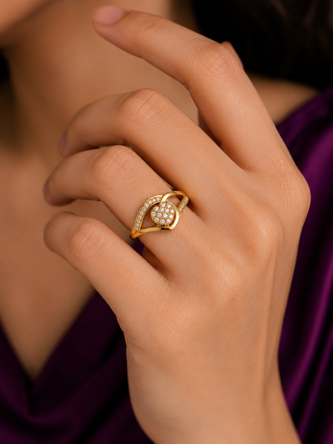 Dew Adjustable Ring