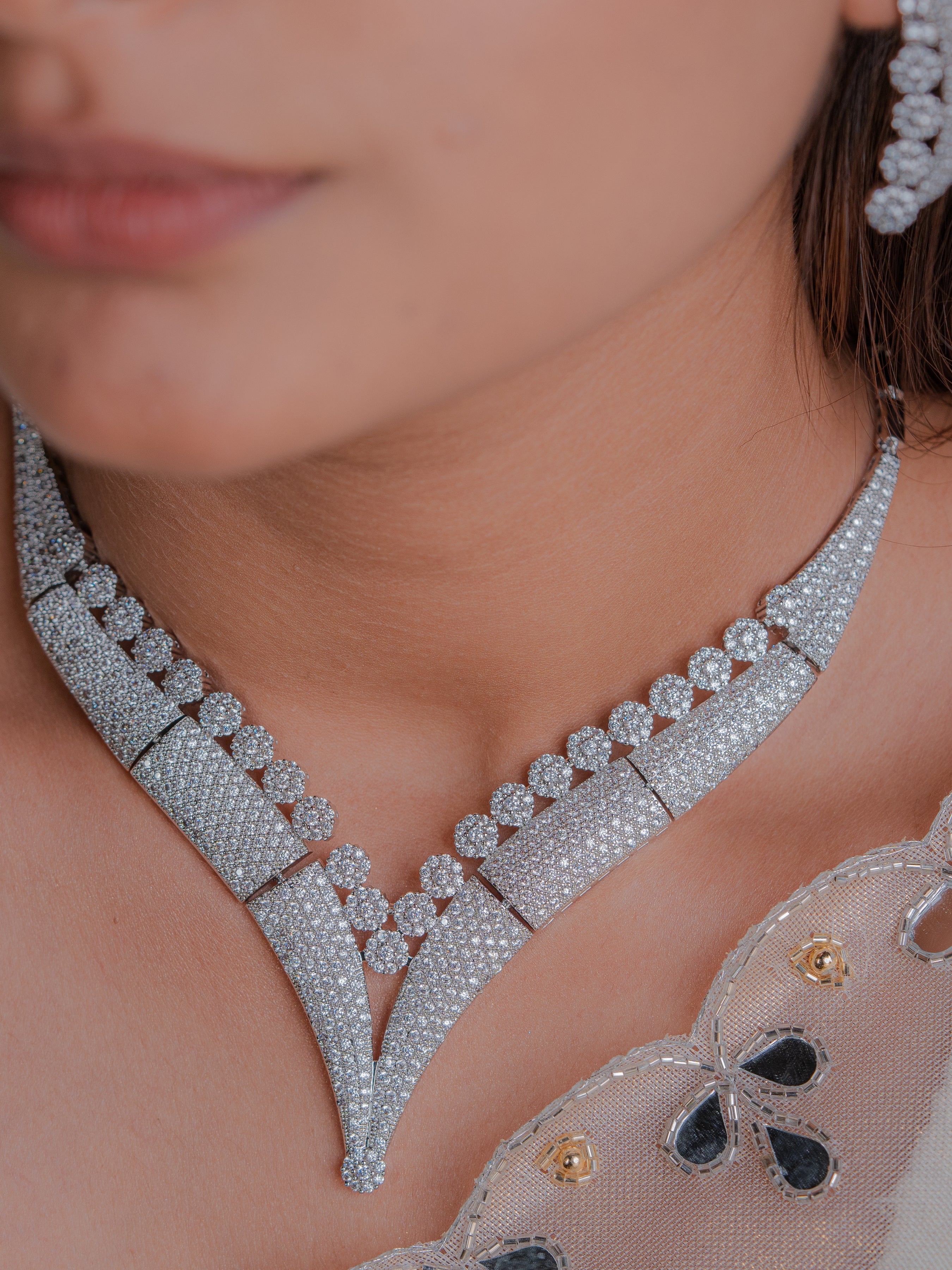 Dazzling Droplets Necklace Set