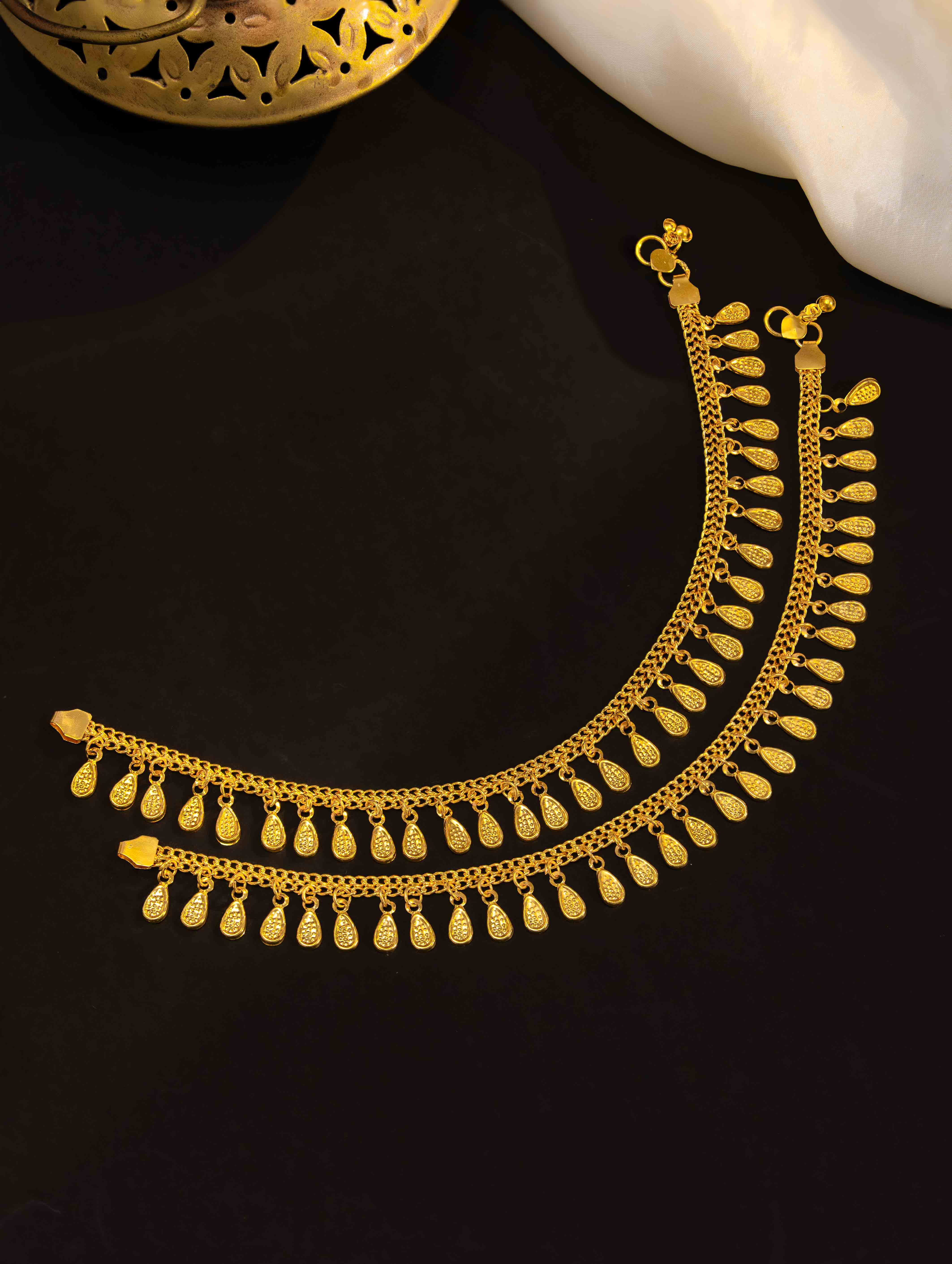 Pallavi Gold Payal. ( Set of 2)