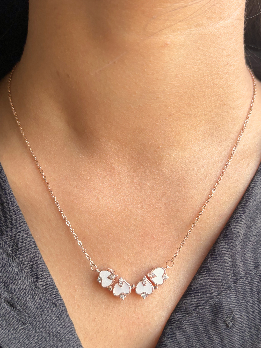 White Clover Necklace