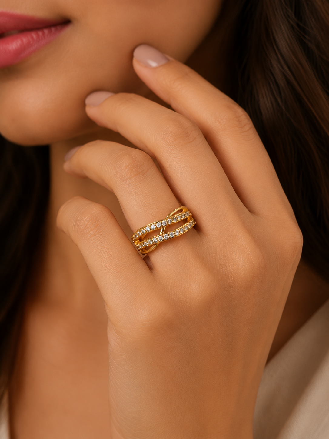 Arina Adjustable Ring