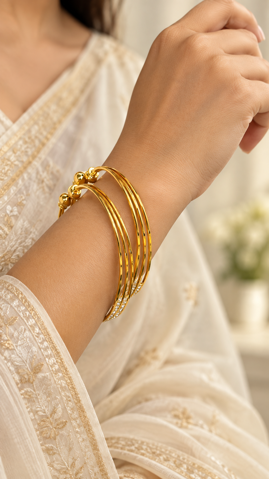 Vini Adjustable Bangle. (Set of 2 )