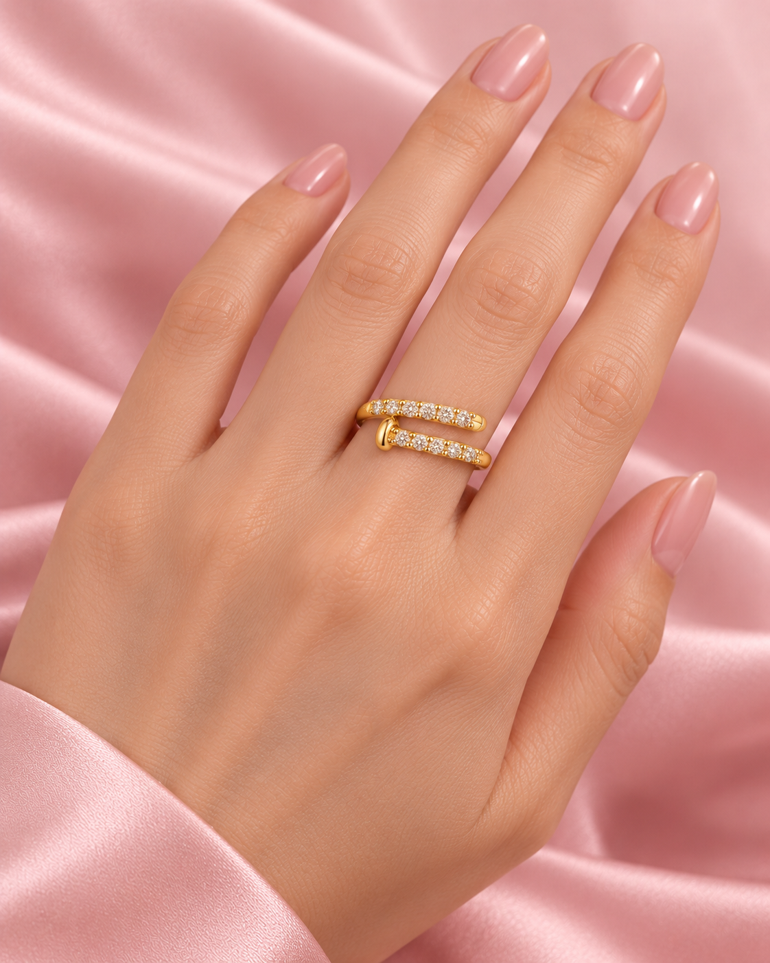 luster Adjustable Ring