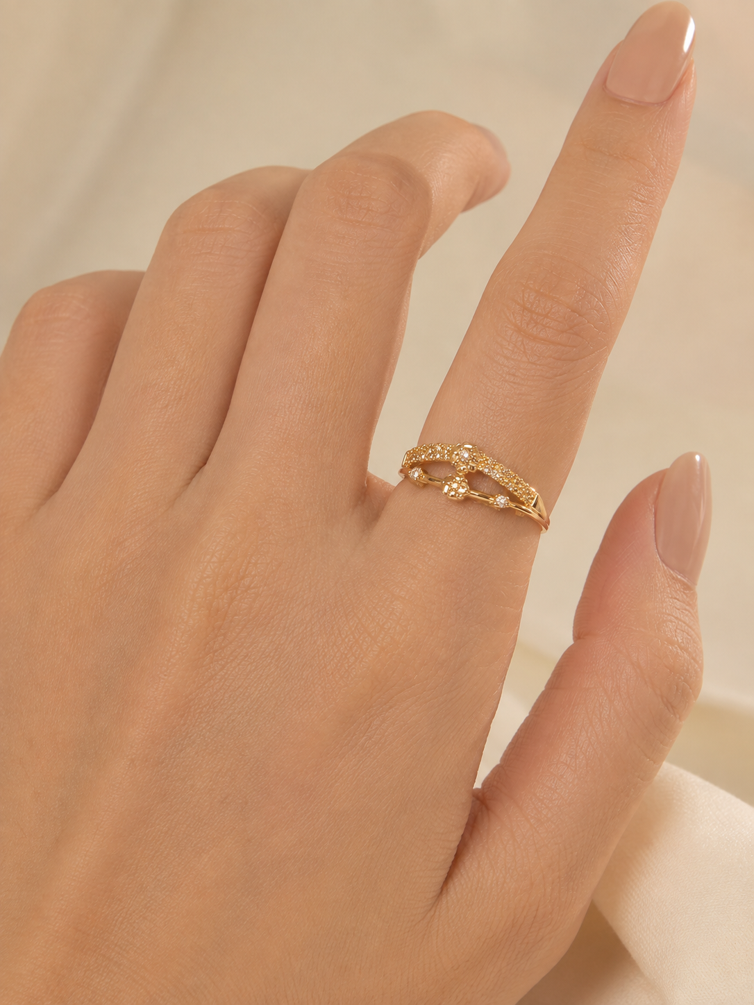 Snidhi Adjustable Ring
