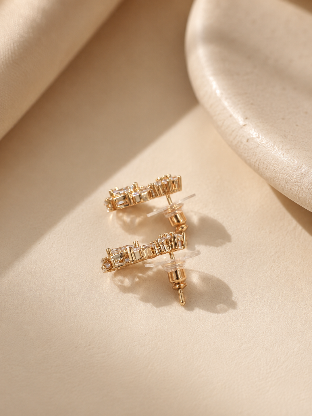 Aanya White Earrings