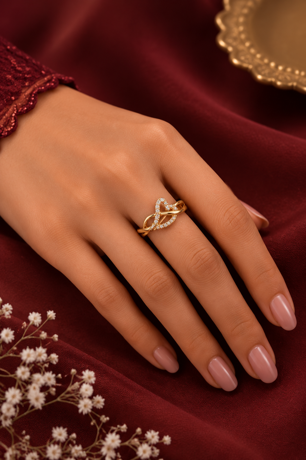 Paisley Adjustable Ring