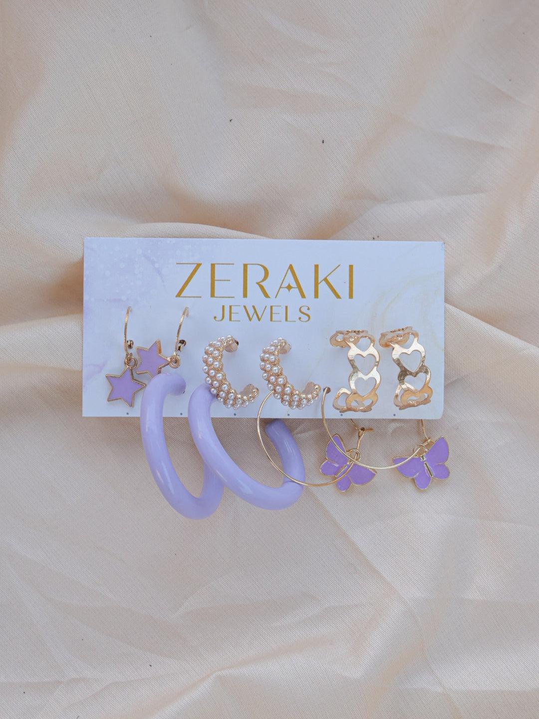 Boho Beauty Bundle Earrings Combo - Zeraki Jewels