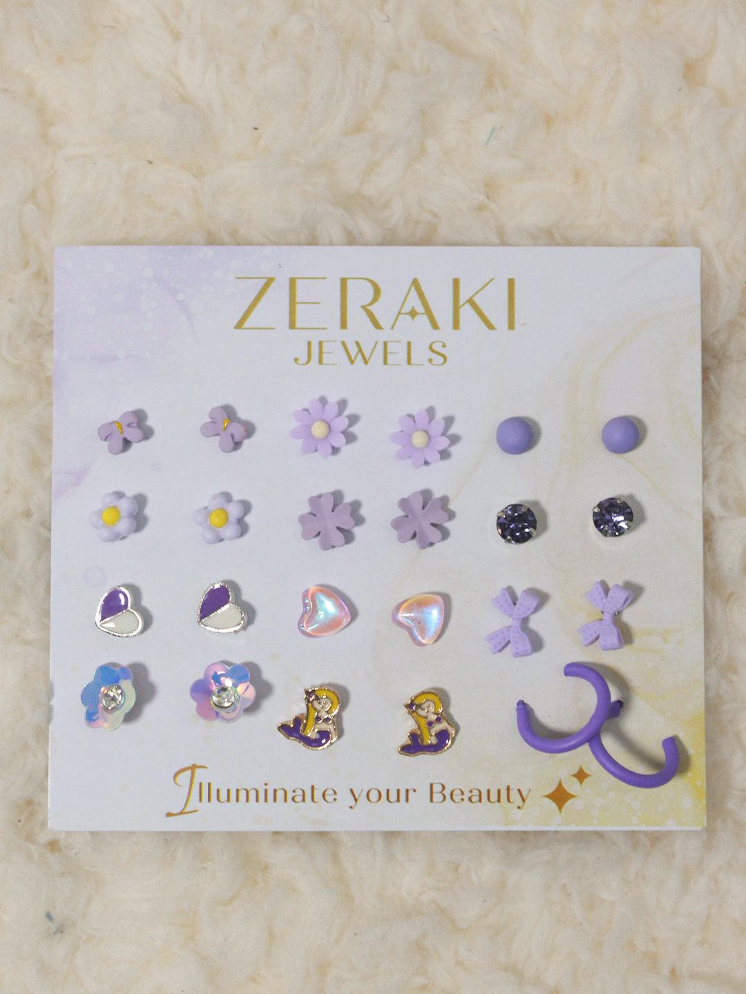 Chic Cascade Earrings Combo - Zeraki Jewels
