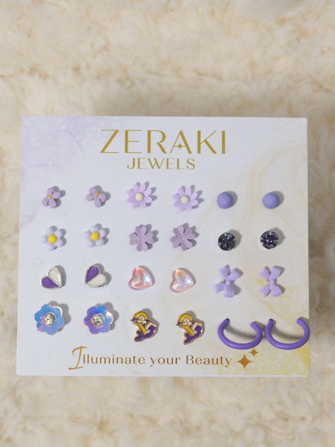 Chic Cascade Earrings Combo - Zeraki Jewels