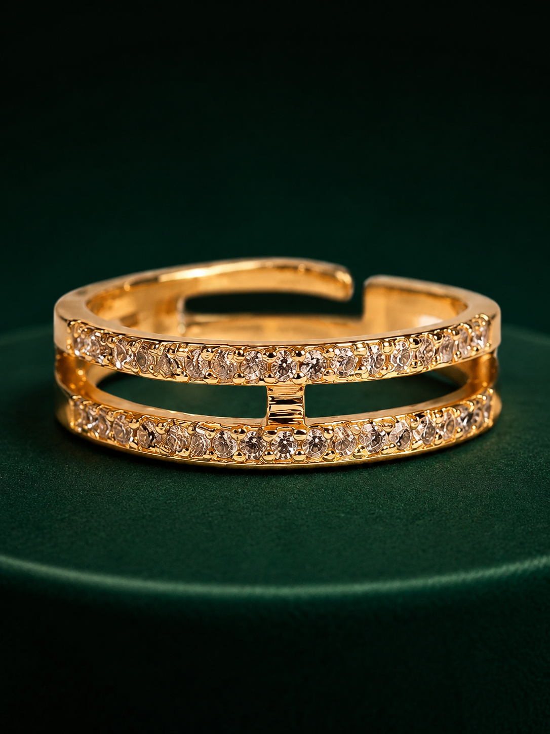 Frostvine Adjustable Ring