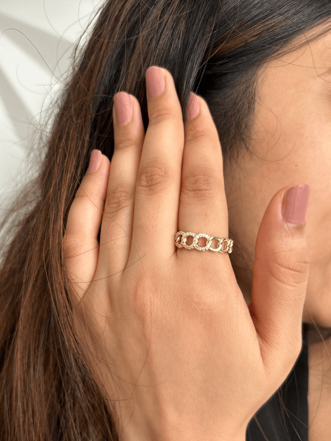 Golden Swirl Ring - Zerakijewels