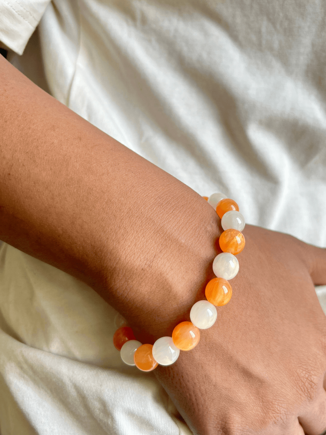 Citrine and Clear Quartz Bracelet - Zeraki Jewels