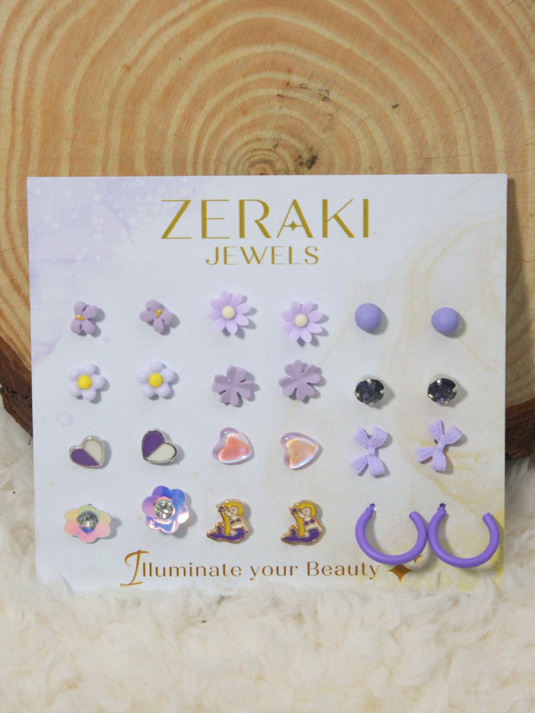 Chic Cascade Earrings Combo - Zeraki Jewels