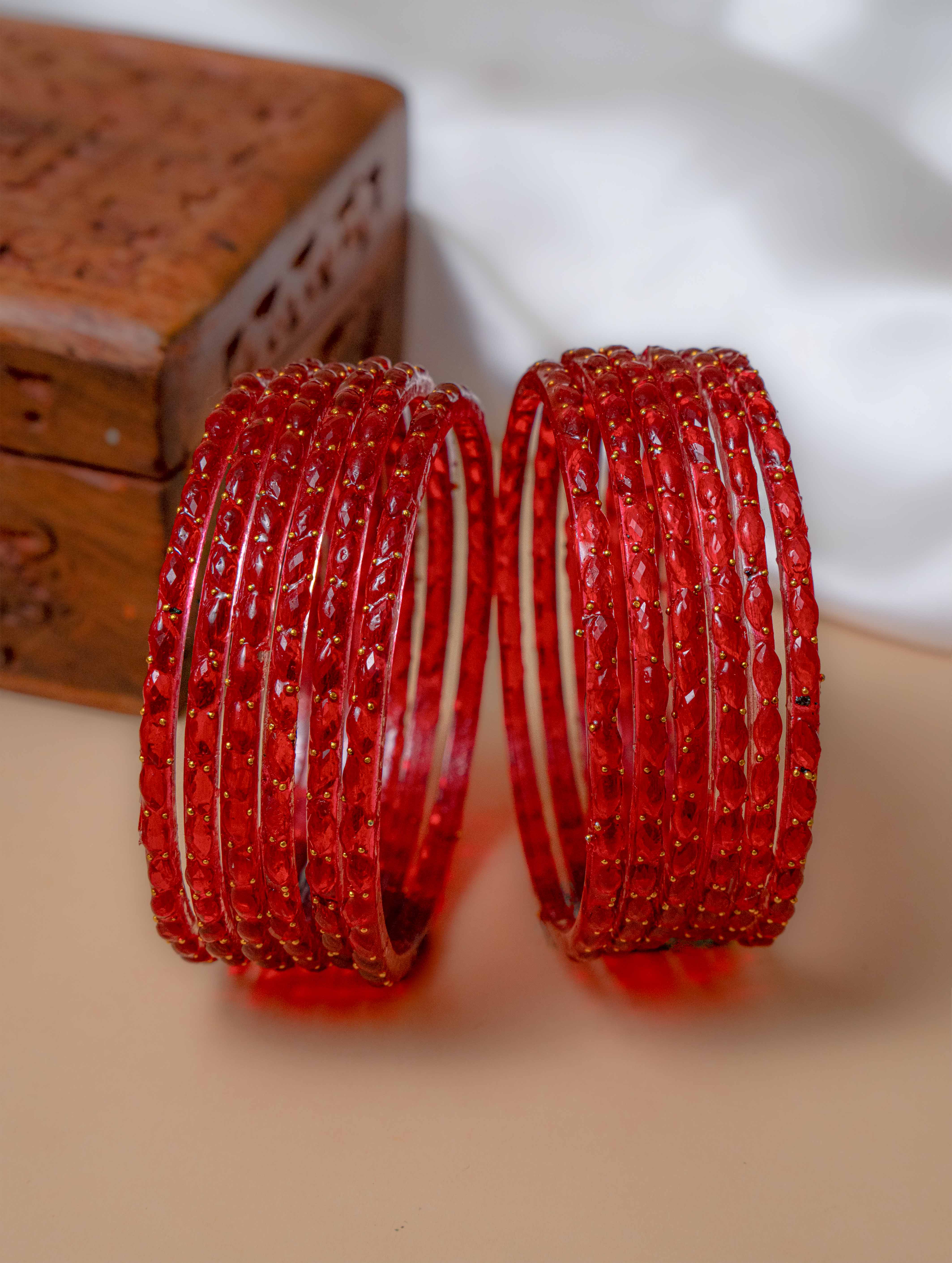 Revti Glass Bangle ( Set of 12)