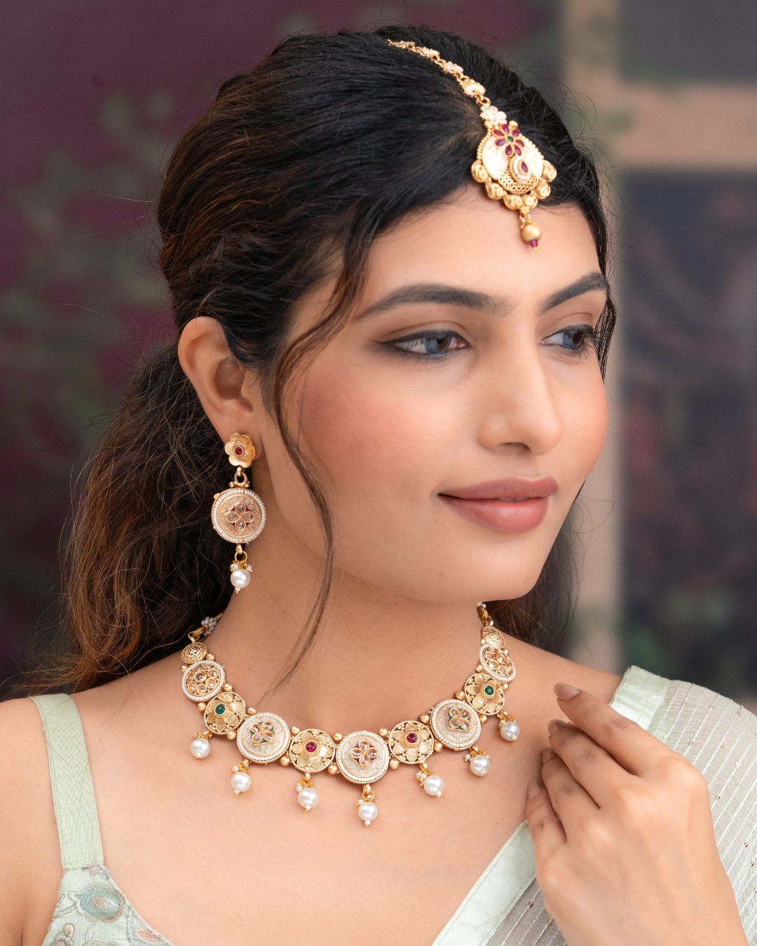 Meenakshi Necklace set