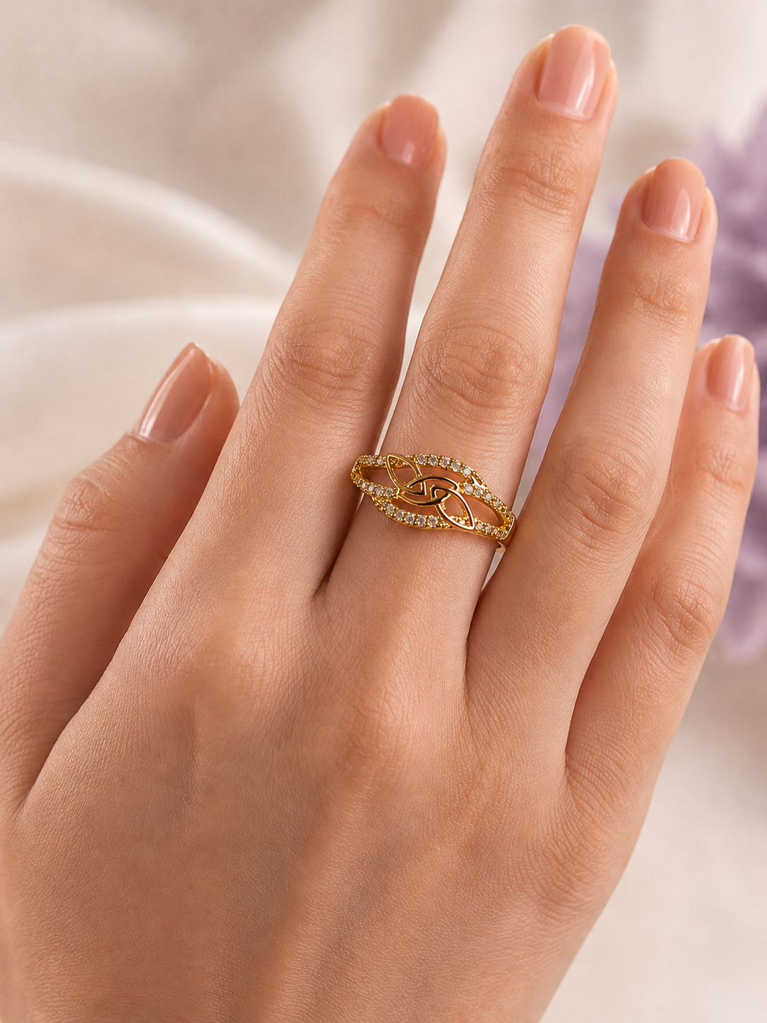 Starburst Adjustable Ring