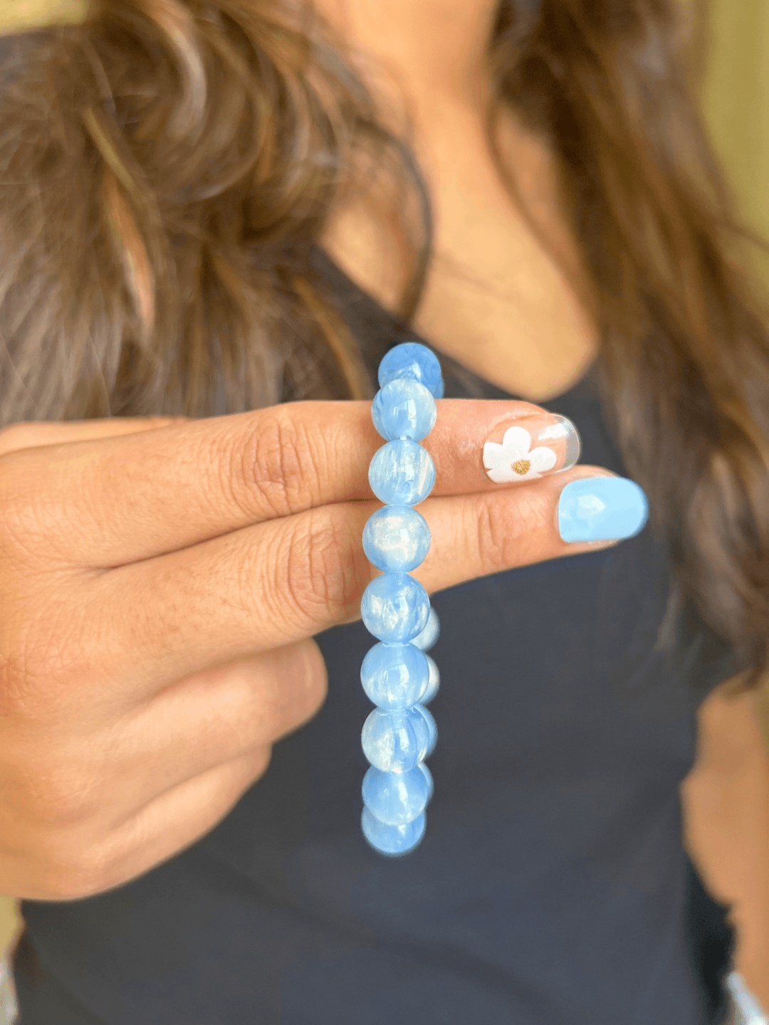 Sky Blue Onyx Bracelet - Zerakijewels