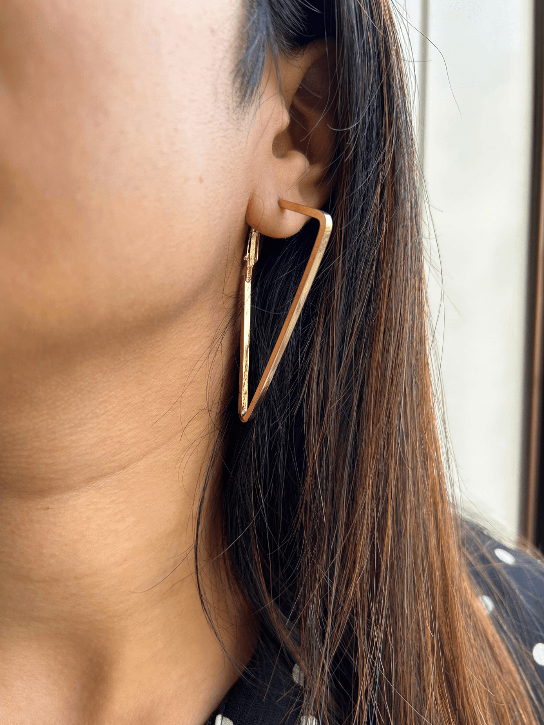 Triangle 2025 hoops earrings