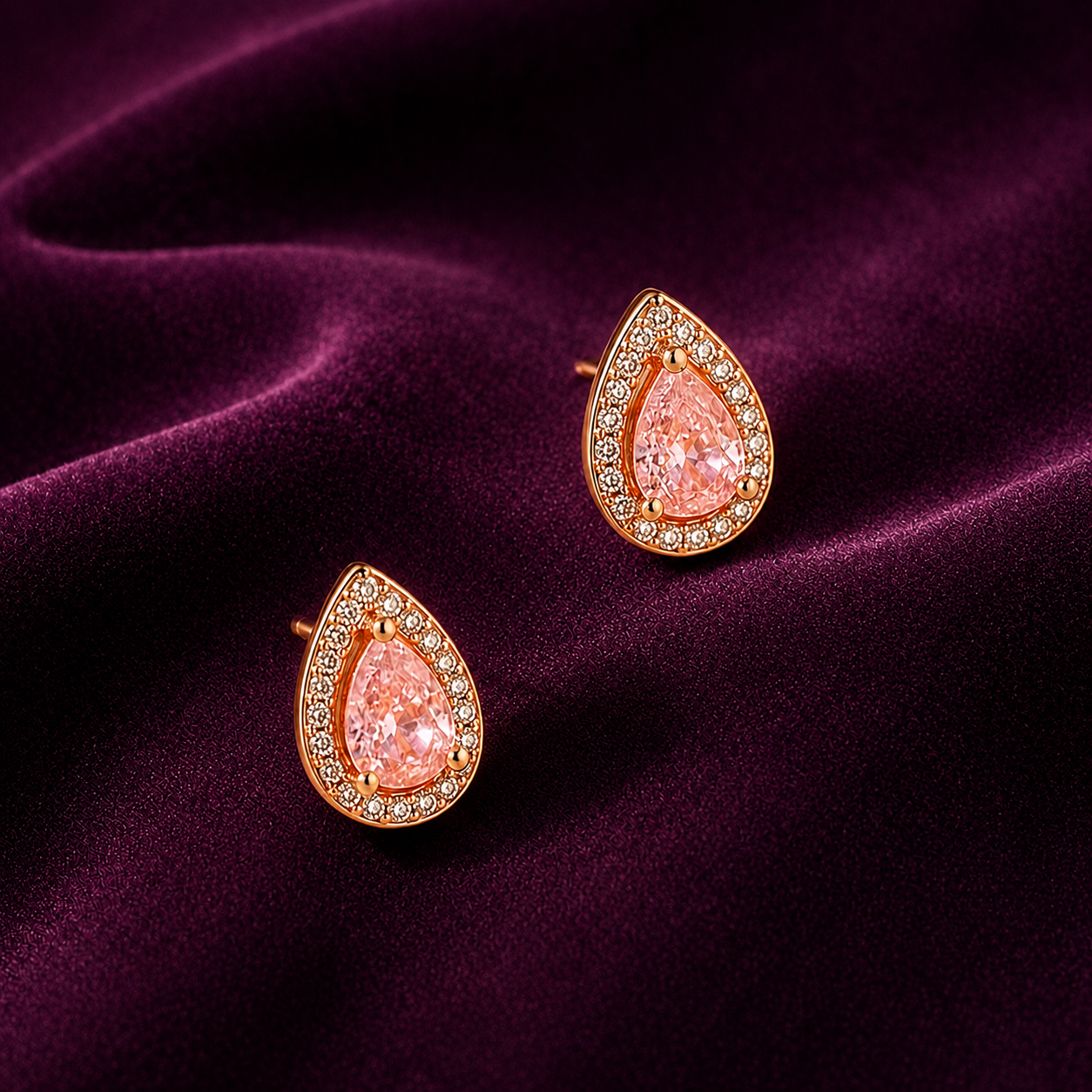 Nyra Pink Earrings