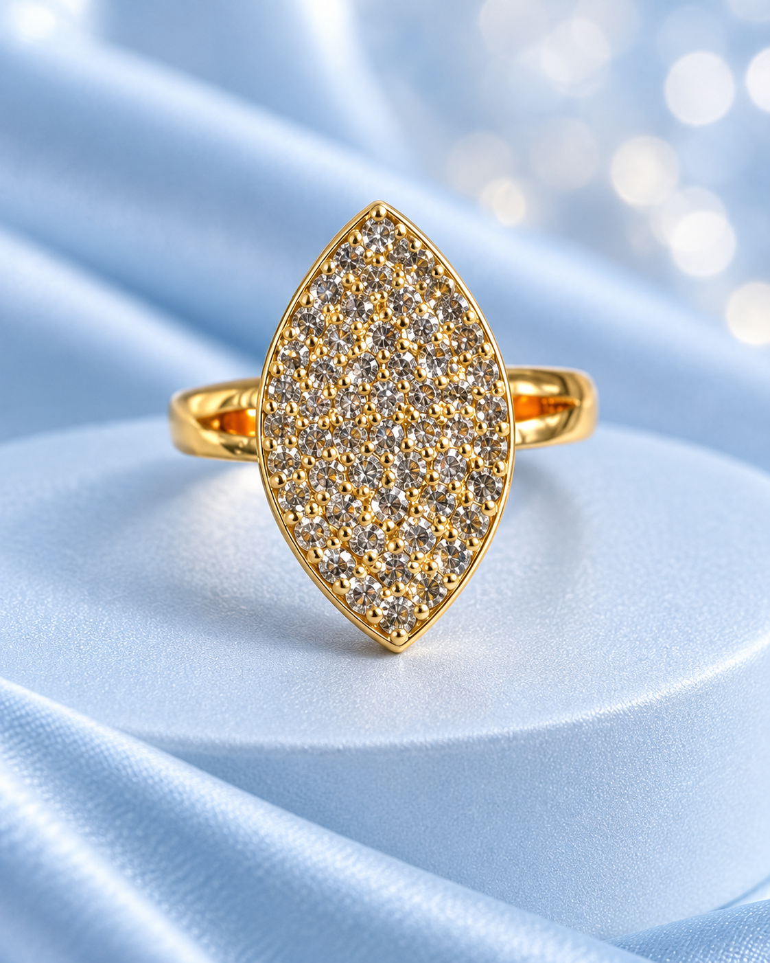 Dazzling Adjustable Ring