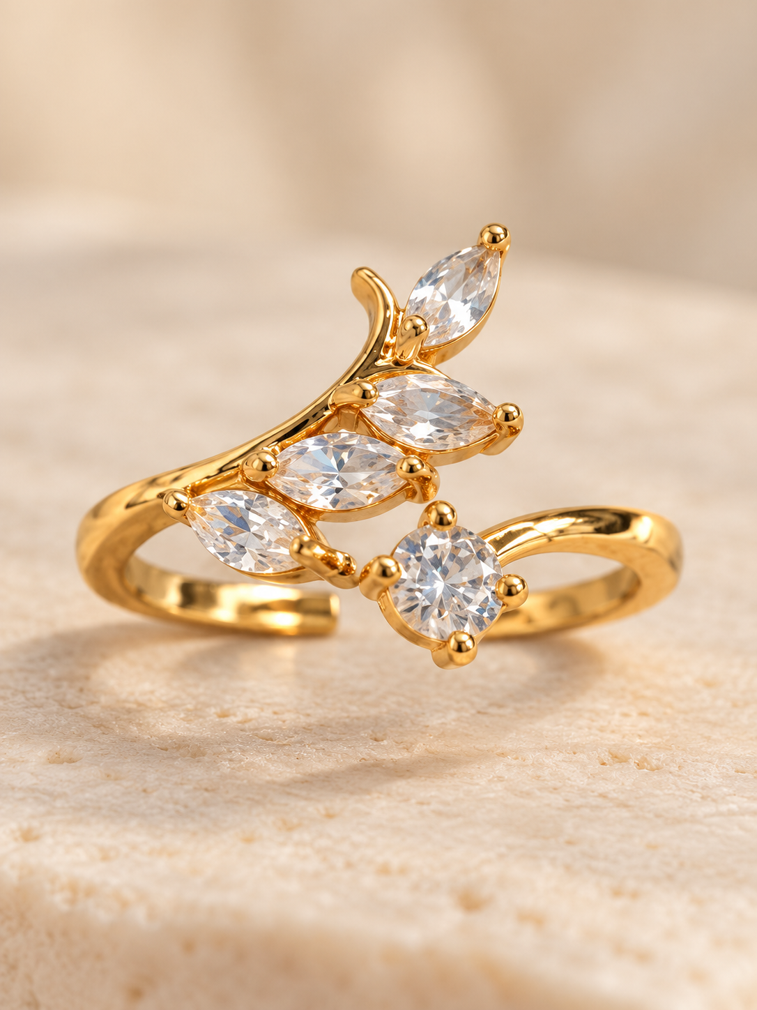 Petals Adjustable Ring