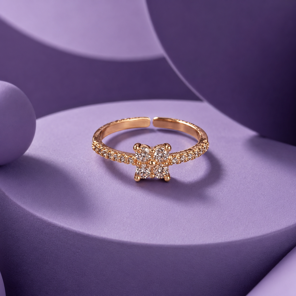 Butterfly Adjustable Ring